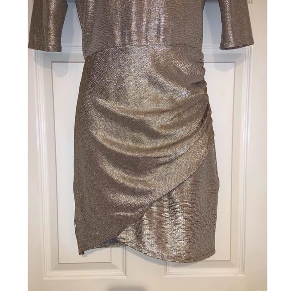 Alice & Olivia Judy metallic mini dress—-NWT - Picture 8 of 16